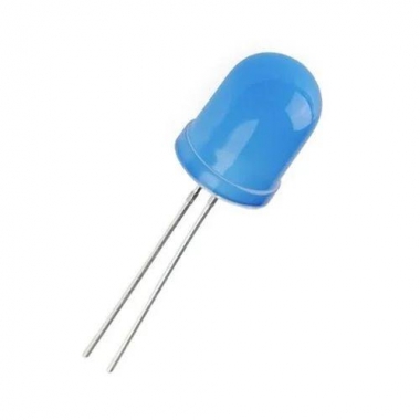 LED Difuso 10mm Azul